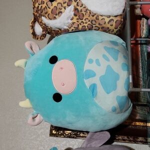 Cow Tuluck Blue cow Squishmallows NEW SILVER TAG 16 inch valentines ultra rare